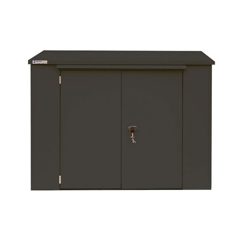 Safestor Richmond Metal Garden Shed Dark Grey SFSC016-315
