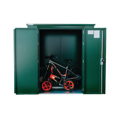 Safestor Harrogate Metal Garden Potting Shed Fir Green SFSC017-318