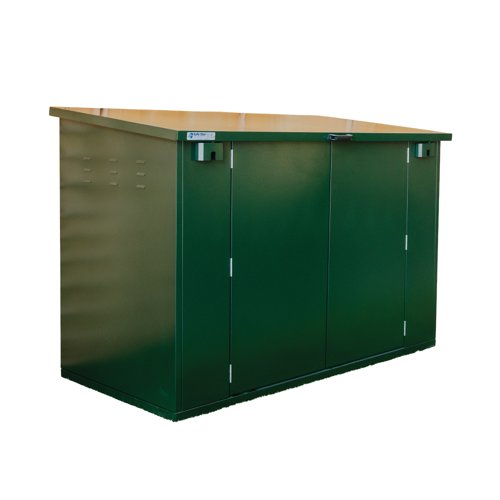 Safestor Ripon Lift-Up Lid Metal Garden Shed Fir Green SFSC004-318