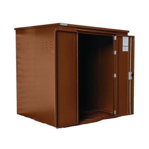 Safestor Ryedale Metal Storage Unit Clay Brown SFSC018-317