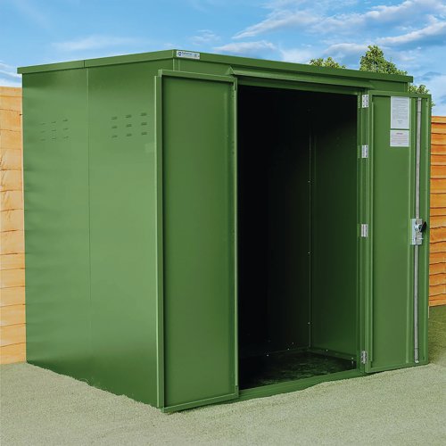 Safestor Ryedale Metal Storage Unit Lakeland Light Green SFSC018-319