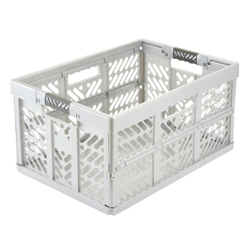 Keeeper Ultra Tough Ben Folding Crate 45 Litre Silver 10297