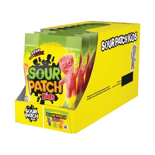 Sour Patch Kids Original Gum Sweets 130g (Pack of 10) 4307036