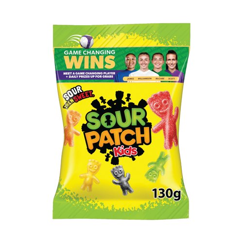Sour Patch Kids Original Gum Sweets 130g (Pack of 10) 4307036
