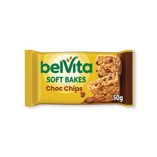 Belvita Soft Bakes Choc Chips 50g (Pack of 20) 4315068