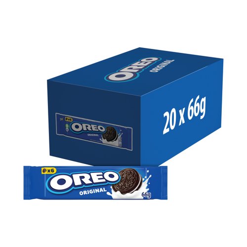 Oreo Original x6 Biscuits 66g (Pack of 20) 4038139
