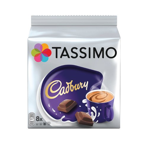 Tassimo Cadbury Hot Chocolate 240g Capsules (5 Packs of 8) 4031638