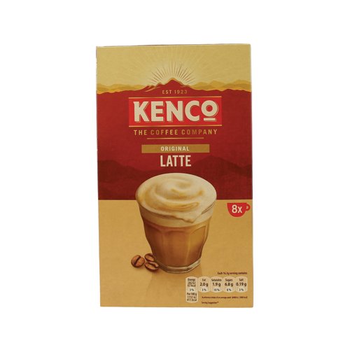 Kenco Latte Original Sachets 16.3g (Pack of 8) FOKEN016