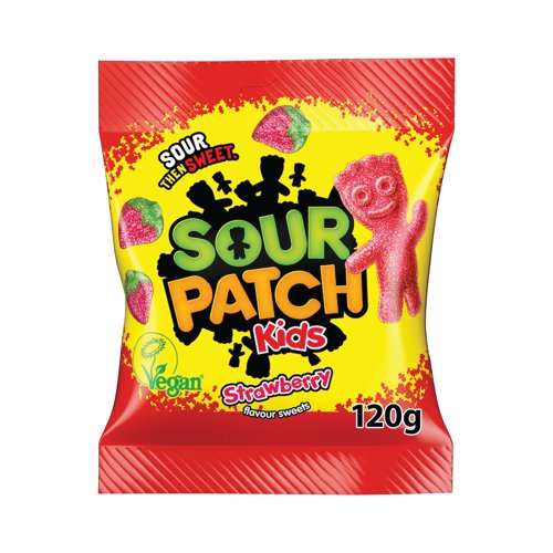 Sour Patch Kids Strawberry Sweets 120g Pack of 10 4328128
