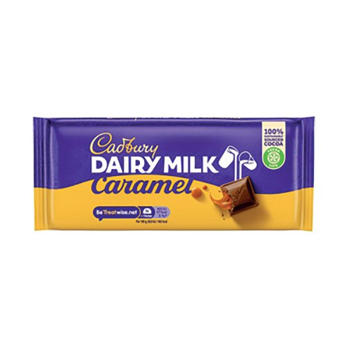 Cadbury Dairy Milk Chocolate Caramel Bar 120g 4057363 Chocolate & Confectionery KS83248