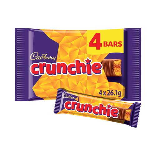 Cadbury Crunchie 104.4g/4x26.1g (Pack of 10) 4248447