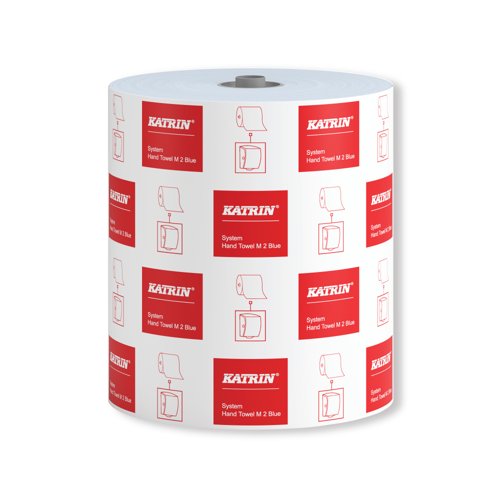 Katrin Paper Towel Roll 2-Ply Medium Blue Pack of 6 98514