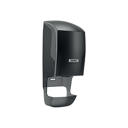 Easy to use and accessible for everyone, this Katrin System Toilet Roll Dispenser holds two Katrin System Toilet Rolls with a core catcher. The open front gives better paper accessibility and it is easy to refill even while the second roll is in use. Resistant to high temperatures, the dispenser is compliant with UL94 Fire Safety and Fire Protection regulations (EU). Supplied in black.