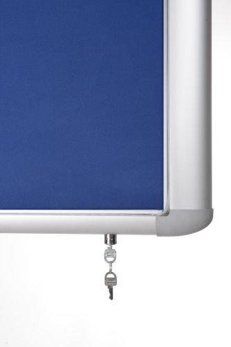 Bi-Office Mastervision Out Display Blue Sunken Post Top Hinged 15xA4 OMS380207760