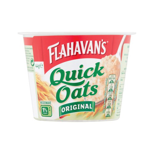 Flahavan's Porridge To Go Pot 50g (Pack of 12) 533033