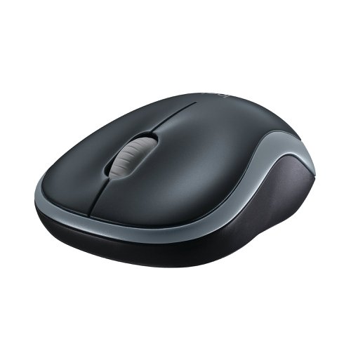 Logitech M185 Wireless Optical Mouse Ambidextrous Grey 910-002238