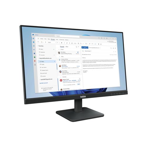 LEN62901 | Experience clear content with 99% sRGB color space coverage and 1300:1 contrast ratio with this Lenovo monitor. Enjoy a smooth working experience with the 100Hz high refresh rate, which can be manually adjusted to 48 Hz to further match your workflow. Get work done without suffering from any eye fatigue, leveraging the monitor’s low blue light hardware and flicker-free technology, which guarantees reduced blue light emissions without color distortion.
