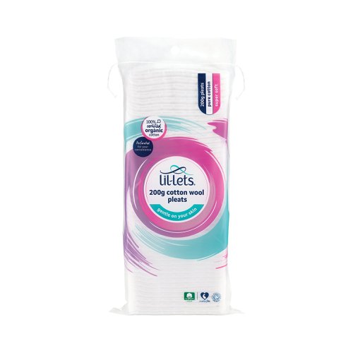 Lil-Lets Cotton Wool Pleat 200g (Pack of 12) 99CPT200CO