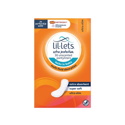 Lil-Lets Sanitary Extra Protection 30 Liners Pack of 3 96EPPL30SRP