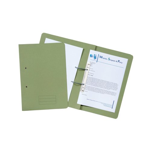 Spiral Files 285gsm Foolscap Green (50 Pack) TFM50-GRNZ