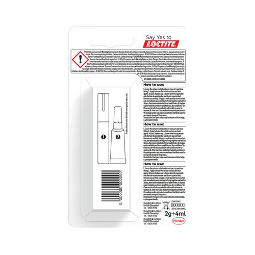 Loctite Super Glue All Plastics 2g + 4ml 2947500