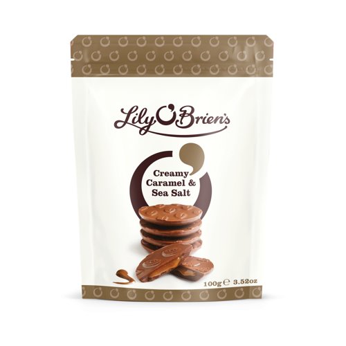 Lily O'Brien's Creamy Caramels with Sea Salt 100g Share Bag 5107244