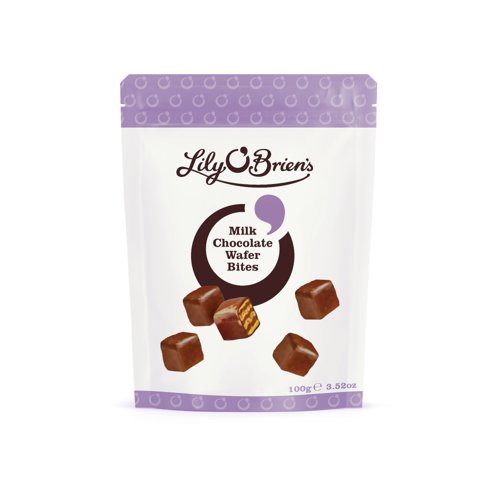 Lily O'Brien's Milk Chocolate Wafer Bites 100g Share Bag 5108117