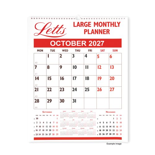 Letts Large Monthly Planner 2027