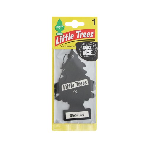 Little Trees Car Air Freshener Black Ice Pack of 24 HOLIT001