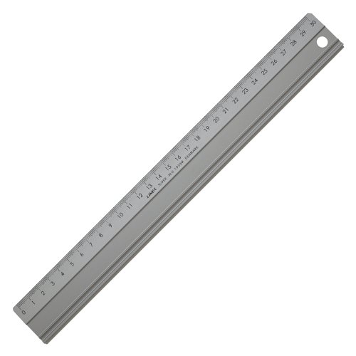 Linex Hobby Cutting Ruler 300mm Aluminium 100413070 | Hamelin