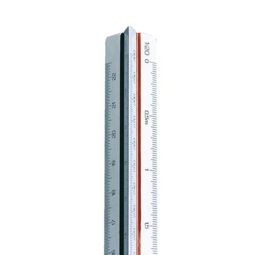 Linex Triangular Scale Rule 1:500-2500 30cm LXH 314 | Hamelin