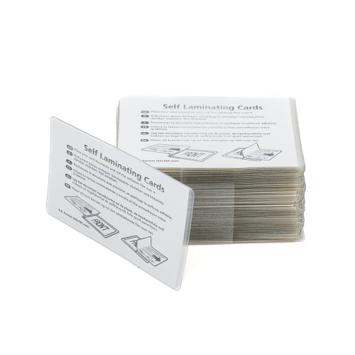 Pelltech Self-Laminating Cards 54x86mm (Pack of 100) PLG25230