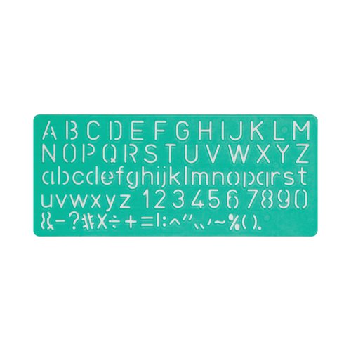 Linex Lettering Stencil Set 10/20/30mm (Pack of 3) LXG8500S | Hamelin