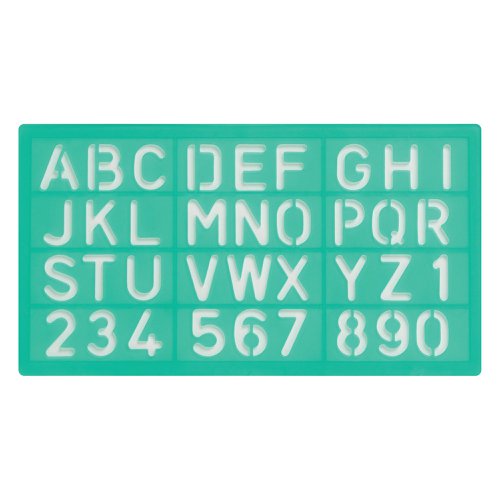 Linex Lettering Stencil Set 10/20/30mm (Pack of 3) LXG8500S