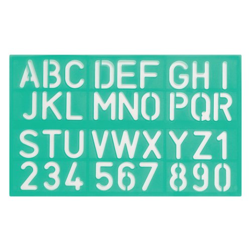 Linex Lettering Stencil Set 10/20/30mm (Pack of 3) LXG8500S