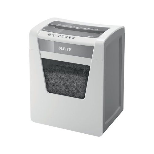 Leitz IQ Office Micro-Cut Paper Shredder Security P-5 White 80021000