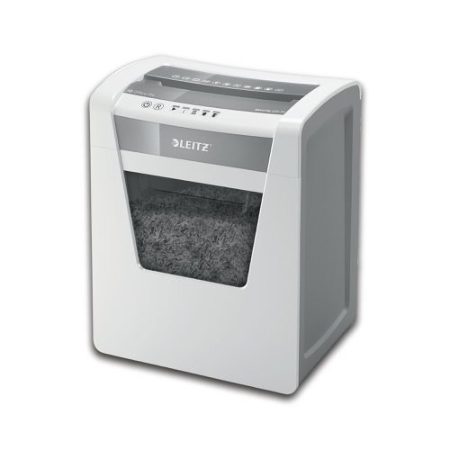 Leitz IQ Office Cross-Cut Paper Shredder Security P-4 White 80031000