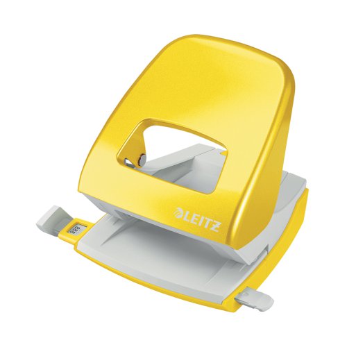 Leitz NeXXt WOW Metal Office Hole Punch 30 sheets Yellow 50081016 | ACCO Brands