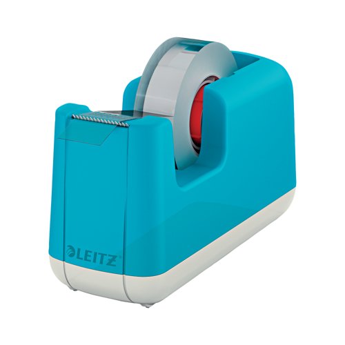 Leitz Cosy Tape Dispenser with Tape Heavy Base Calm Blue 53670061