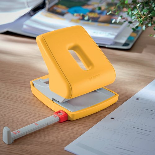 Leitz Cosy Hole Punch 30 Sheets Warm Yellow 50040019