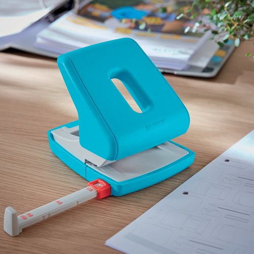 Leitz Cosy Hole Punch 30 Sheets Calm Blue 50040061