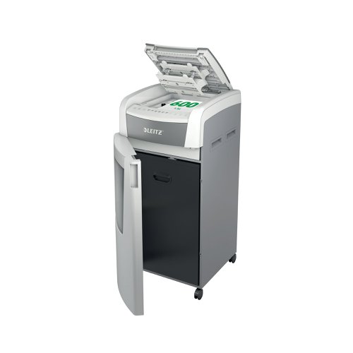 Leitz IQ Autofeed Office Pro 600 Cross-Cut P-4 Shredder White 80171000