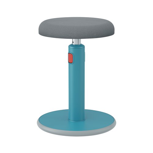 Leitz Ergo Cosy Active Sit/Stand Stool 370x370x690mm Calm Blue 65180061