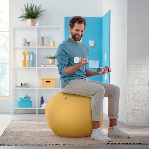 Leitz Ergo Cosy Active Sitting Ball Warm Yellow 52790019