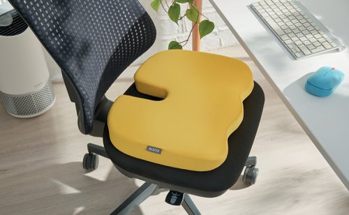 Leitz Ergo Cosy Seat Cushion 355x455x75mm Warm Yellow 52840019