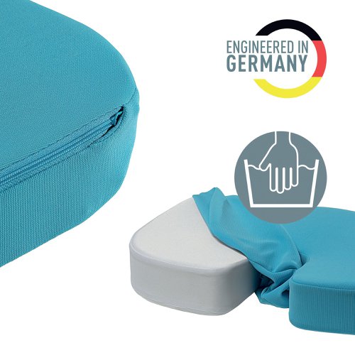 Leitz Ergo Cosy Seat Cushion 355x455x75mm Calm Blue 52840061