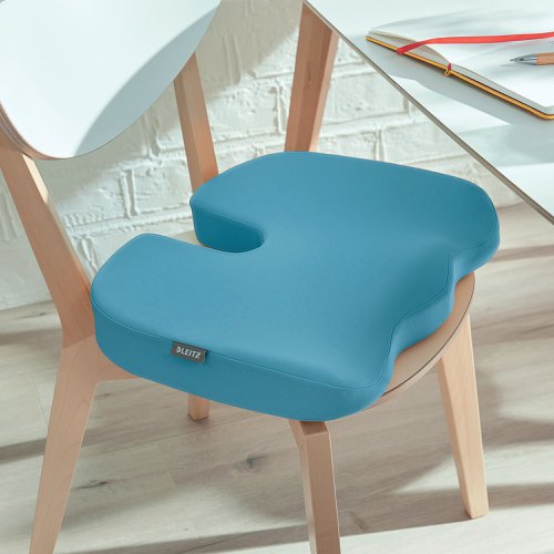 Leitz Ergo Cosy Seat Cushion 355x455x75mm Calm Blue 52840061 | ACCO Brands