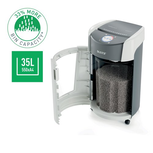 Leitz Optimax Micro-Cut P-5 Shredder White 83601000