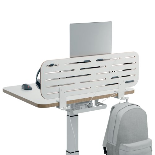 Leitz Ergo Pegboard Desk Organiser with Laptop Holder 65490000 Desk Tidies LZ13845