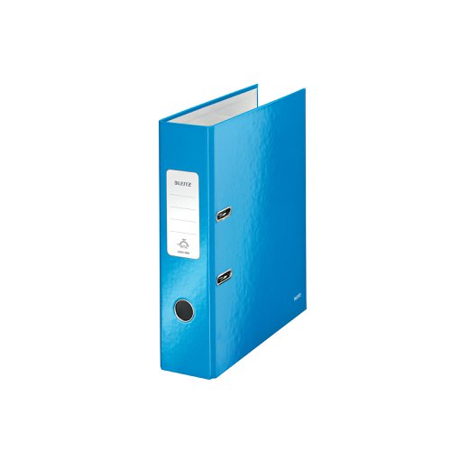 Leitz Wow 180 Lever Arch File 80mm A4 Blue (Pack of 10) 10050036